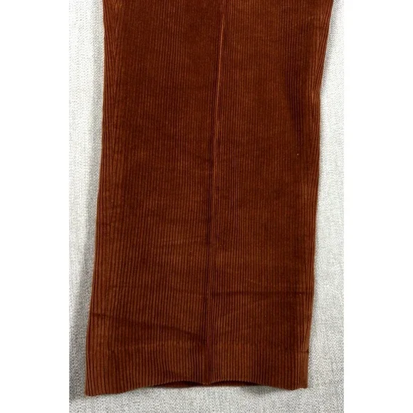 NWT $149 Orvis Wellington Supercord Pants 36x29 Rust Orange Leather Trim - Picture 3 of 16